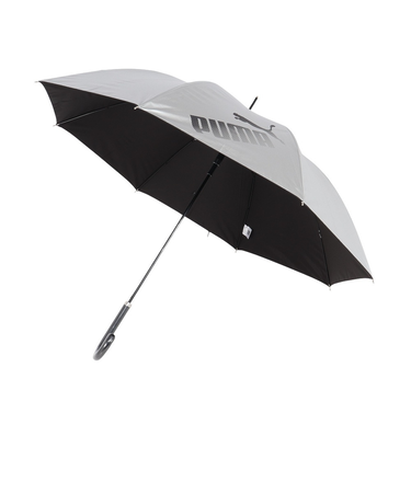 プーマ（PUMA）傘 晴雨兼用SV 60cm JP 傘 PBP76JP60 SL 紫外線対策 遮光 軽量 反射素材 ロゴ シンプル 学生 ジャンプ傘 長傘