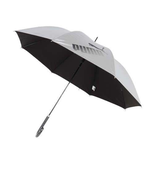 プーマ（PUMA）傘 晴雨兼用SV 60cm JP 傘 PBP76JP60 SL 紫外線対策 遮光 軽量 反射素材 ロゴ シンプル 学生 ジャンプ傘 長傘