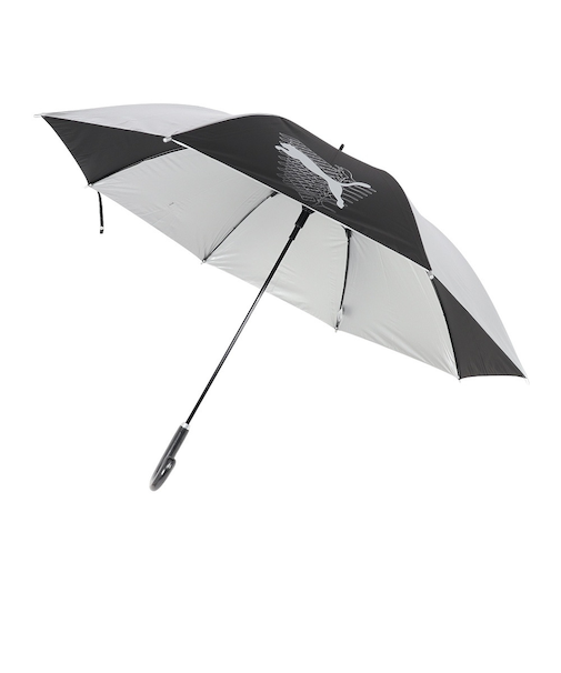 プーマ（PUMA）傘 晴雨兼用SV 張り分け 70cm JP 傘 PBP73JP70 BK 紫外線対策 遮光 軽量  反射素材 ロゴ シンプル 学生 ジャンプ…