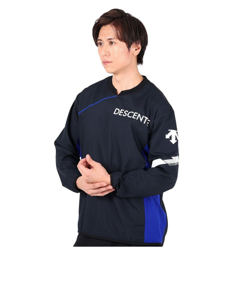 デサント（DESCENTE）バレーボールウェア 長袖ピステ DVUWJK31 BK