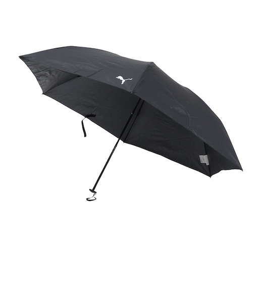 プーマ（PUMA）折りたたみ傘 超軽量 リップ無地 55cm PPL22MN55 BK 三段式 雨傘 折り畳み 傘 持ち運び