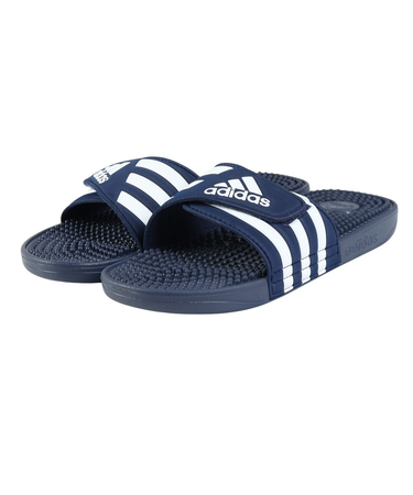 アディダス（adidas）スポーツサンダル アディサージ U ネイビー F35579 シャワーサンダル アウトドア レジャー 軽量 ビーチサンダル