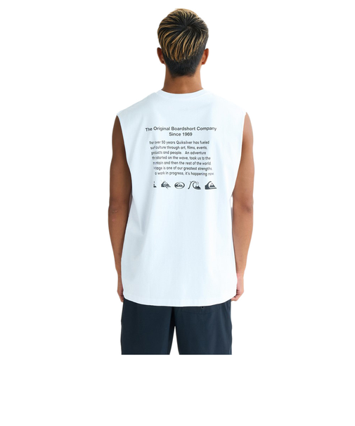 クイックシルバー（Quiksilver）HISTORY スリーブレスTシャツ 25SUQSL252003WHT