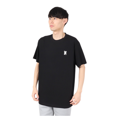クロム（CHROME）2℃マイナス LIMESTONE CAVE Tシャツ STACKED LOGO JP235BK