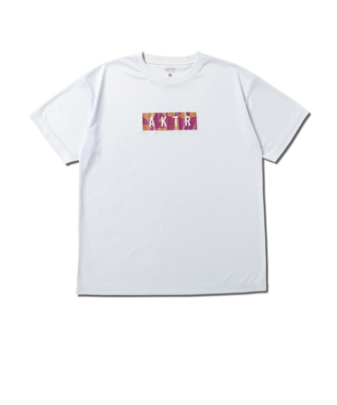 アクター(AKTR)バスケットボールウェア CUT-UP CAMO ボックスロゴ スポーツ Tシャツ 125-027005 WH