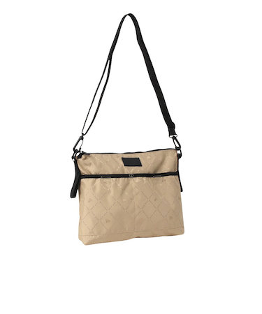 ニューエラ（NEW ERA）サコッシュ 2.5L ジャガード SAND 14392111 コンパクト 軽量 おしゃれ ファッション お出かけ 外出 旅行 ロゴ