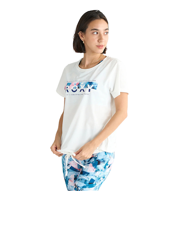 ロキシー（ROXY）YOUR FLAVA 半袖Tシャツ 水陸両用 25SURST252560WHT