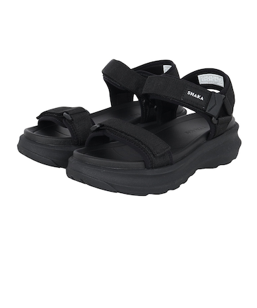 ストラップサンダル ネオバンジー S GES ブラック SK-321 スポーツサンダル 厚底 フィット感 軽量性 アウトドア