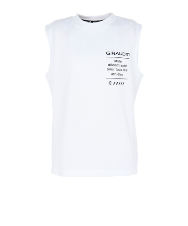 ジュニア ドライプラス15 メッシュ ノースリーブTシャツ CT5S0055-TR865-GRJY WHT