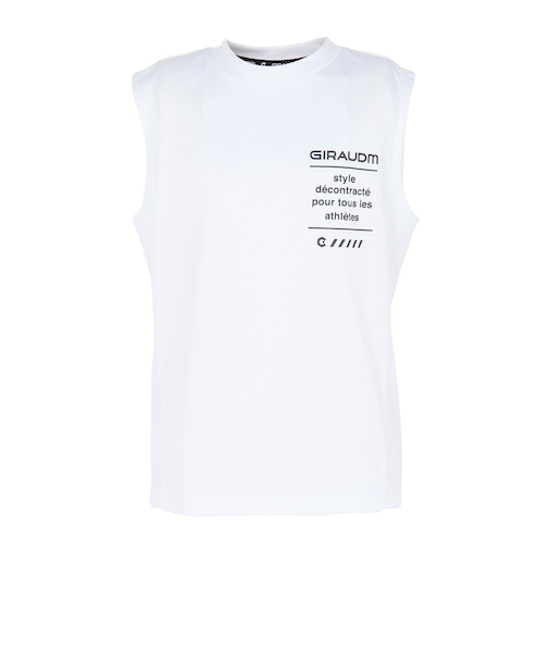 ジュニア ドライプラス15 メッシュ ノースリーブTシャツ CT5S0055-TR865-GRJY WHT