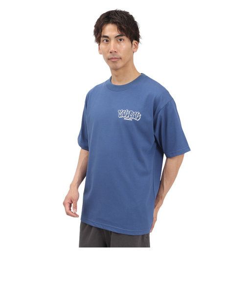 ヤックパック（YAK PAK）バブルロゴ 半袖 Tシャツ YAK-APL-251002 BLU