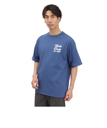 ヤックパック（YAK PAK）3Dフォントロゴ 半袖 Tシャツ YAK-APL-251005 BLU
