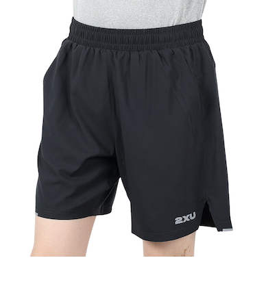 ツー・タイムズ・ユー（2XU）エアロ 7インチ ショートパンツ MR6904B-BLK/SRF