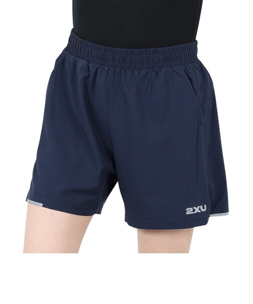 ツー・タイムズ・ユー（2XU）エアロ 5インチショート 2.0 インナーショーツ付き MR6903B-MDN/SRF