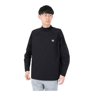 アンブロ(UMBRO)サッカーウェア AWAY 長袖 ワイド プラクティスシャツ UF4FLT53M BK00