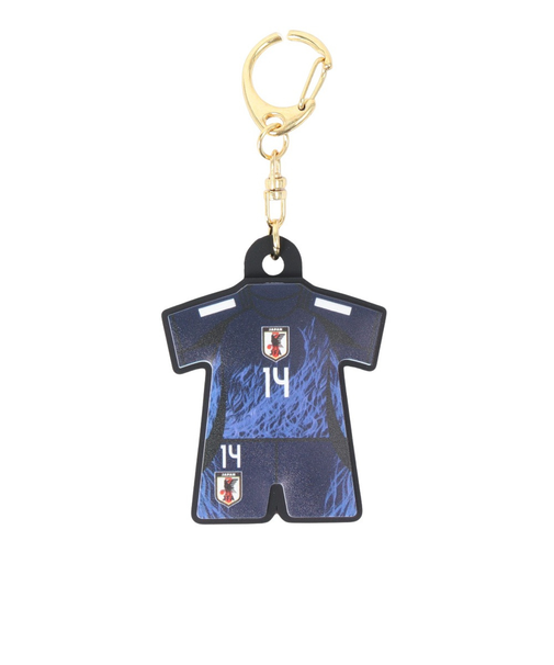 日本サッカー協会（JFA）プレイヤーズユニ型ラバーキーホルダー 伊東純也 24JFA-015-14