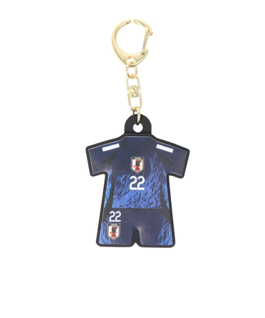日本サッカー協会（JFA）プレイヤーズユニ型ラバーキーホルダー 富安健洋 24JFA-015-22