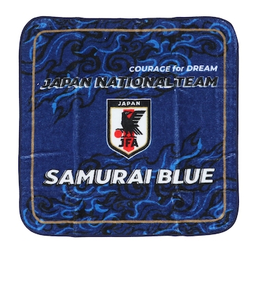 日本サッカー協会（JFA）ハンドタオル SLOGAN サムライブルー STADIUM LINE JO-359