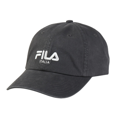 フィラ（FILA）帽子 2トーンキャップダークグレー  25101360602980 洗濯可 UVカット 紫外線対策 日差し対策 吸汗速乾 シンプル カジュア…