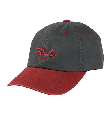 フィラ（FILA）帽子 2トーンキャップ 25101360611980 洗濯可 UVカット 紫外線対策 日差し対策 吸汗速乾 シンプル カジュアル