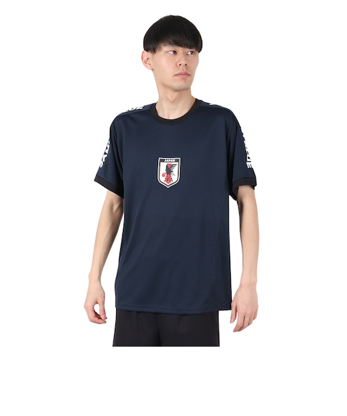 日本サッカー協会（JFA）プレイヤーズTシャツ L 2024 SAMURAI BLUE 24JFA-007-L