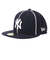 ニューエラ（NEW ERA）帽子 キャップ 59FIFTY パイピング ニューヨーク・ヤンキース 紺 S-LLサイズ 14109884 ロゴ スト系 日差し対…