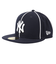 ニューエラ（NEW ERA）帽子 キャップ 59FIFTY パイピング ニューヨーク・ヤンキース 紺 S-LLサイズ 14109884 ロゴ スト系 日差し対…