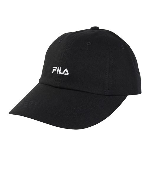 フィラ（FILA）帽子 ワイドキャップ 黒 12631320501970 洗濯可 UVカット 紫外線対策 日差し対策 日焼け対策 吸汗速乾 シンプル ロゴ入り