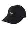 フィラ（FILA）帽子 ワイドキャップ 黒 12631320501970 洗濯可 UVカット 紫外線対策 日差し対策 日焼け対策 吸汗速乾 シンプル ロゴ入り
