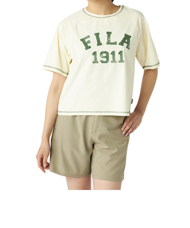 フィラ(FILA)水着 カバーアップTシャツ タンキニ 4点セット 325601-CRM