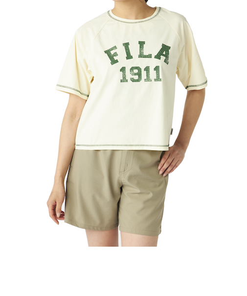 フィラ(FILA)水着 カバーアップTシャツ タンキニ 4点セット 325601-CRM