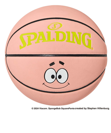 スポルディング（SPALDING）バスケットボール 7号球 パトリックスター ピンク コンポジット 77-913J