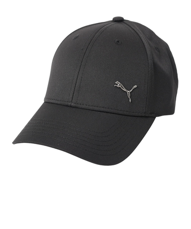プーマ(PUMA)帽子 ジュニア ESS メタルプーマキャット BBキャップ 黒 02611601 6パネル 野球帽 スポーティー ロゴ 熱中症対策 日差し…