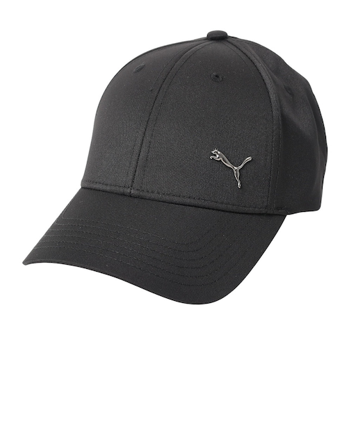 プーマ(PUMA)帽子 ジュニア ESS メタルプーマキャット BBキャップ 黒 02611601 6パネル 野球帽 スポーティー ロゴ 熱中症対策 日差し…