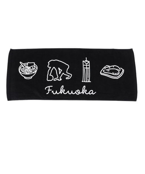 エゴザル（EGOZARU）ゼビオ福岡天神店1周年記念 限定タオル EZFW24UTW006SX