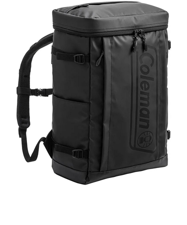 コールマン（Coleman）リュック バックパック シールド35 ビックロゴ BK 黒 35L 2000038437 スクエア 防水 撥水 カバン 通勤 通学