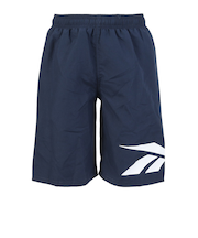 リーボック（REEBOK）スクール水着 ジュニア 男子 水泳 ビックロゴサーフパンツ 紺 130-180センチ 115430-NV 初心者 フィットネス ス …