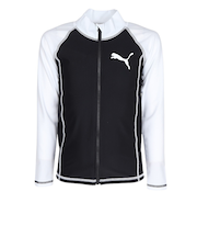 プーマ（PUMA）ラッシュガード ジュニア フルジップ 長袖 130-160センチ 947017 03  UVカット 紫外線対策 日焼け対策 男の子 女の子 …