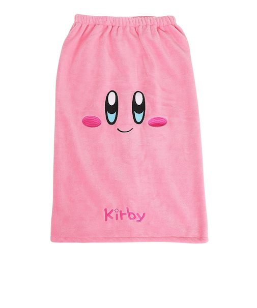 巻タオル 水泳 タオル 星のカービィ スマイルカービィ マイクロ ピンク 4585031600 カービィ キャラクター 吸水速乾 抗菌防臭 着替え