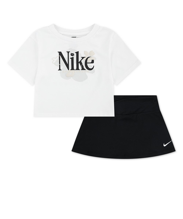 ナイキ(NIKE)ガールズ WILD SCOOTER 半袖Tシャツ スカート 上下セット 26M926-023