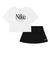 ナイキ（NIKE）ガールズ WILD SCOOTER 半袖Tシャツ スカート 上下セット 26M926-023