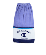 チャンピオン（CHAMPION）巻タオル 水泳 タオル ネオンパープル 紫 100cm丈  5065030400 紫外線対策 着換え ラップタオル 学校 小学…