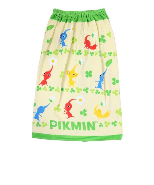 巻タオル ピクミンとおでかけ 80cm丈 4525004700 紫外線防止 ネームタグ ポンチョ ピクミン PIKMIN 赤ピクミン 青ピクミン 黄色ピクミン