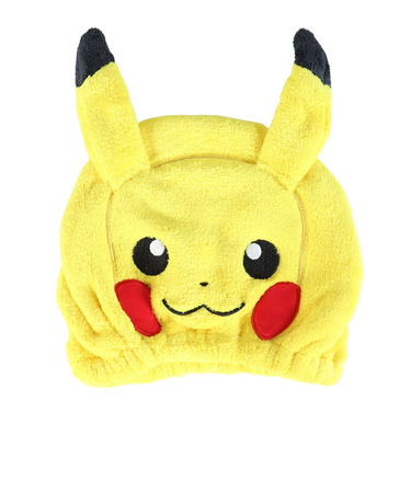 ポケモン（pokemon）ヘアキャップ  巻タオル タオルピカチュウ PM-0010 アニメ キャラ ポケモン シャワー お風呂 ヘアバンド