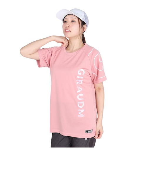 ドライプラス プリント メッシュ 半袖Tシャツ CT5S0031-TR864-GRCD ROS