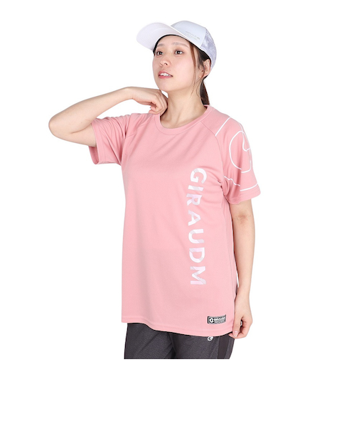 ドライプラス プリント メッシュ 半袖Tシャツ CT5S0031-TR864-GRCD ROS