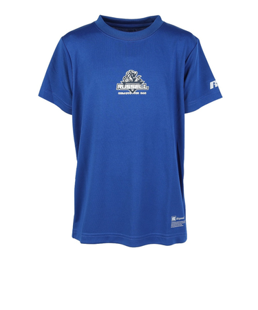 ラッセル（RUSSELL）バスケットボールウェア ジュニア 半袖 ライオン Tシャツ RBBJ25S016 BLU