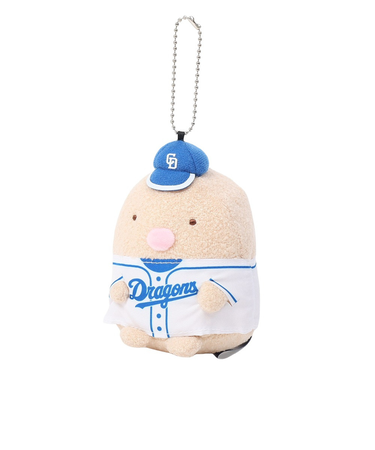 すみっコぐらし×中日ドラゴンズ マスコット付きキーホルダー とんかつ FKT 717431