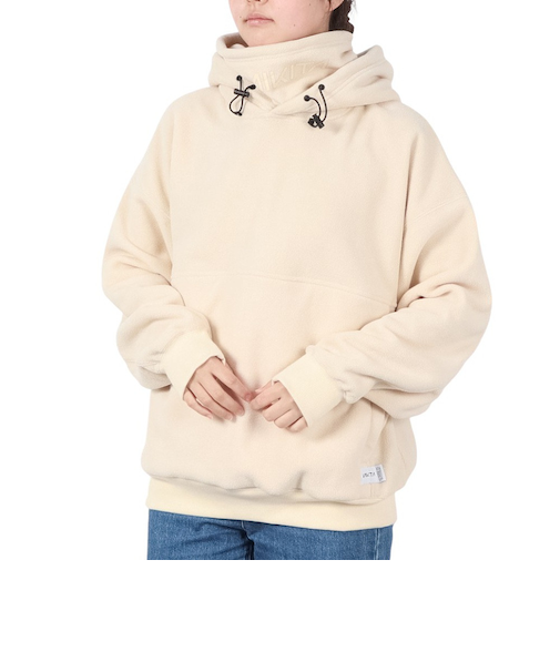 ニキータ（NIKITA）ネックウォーマー フリース フーディー NCFF242009-OWHT