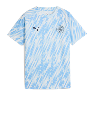 プーマ（PUMA）ジュニア 2025-26 マンチェスターシティ FC プレマッチ 半袖 シャツ 78216910
